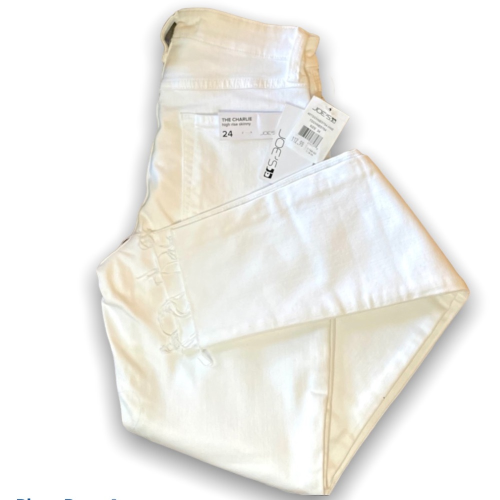 JOE'S JEANS White SKINNY JEANS Sz 24